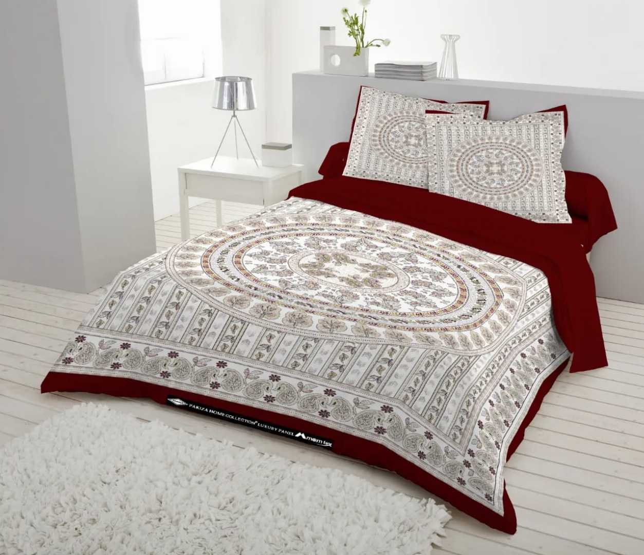 Cotton King Size Bed Sheet Set
