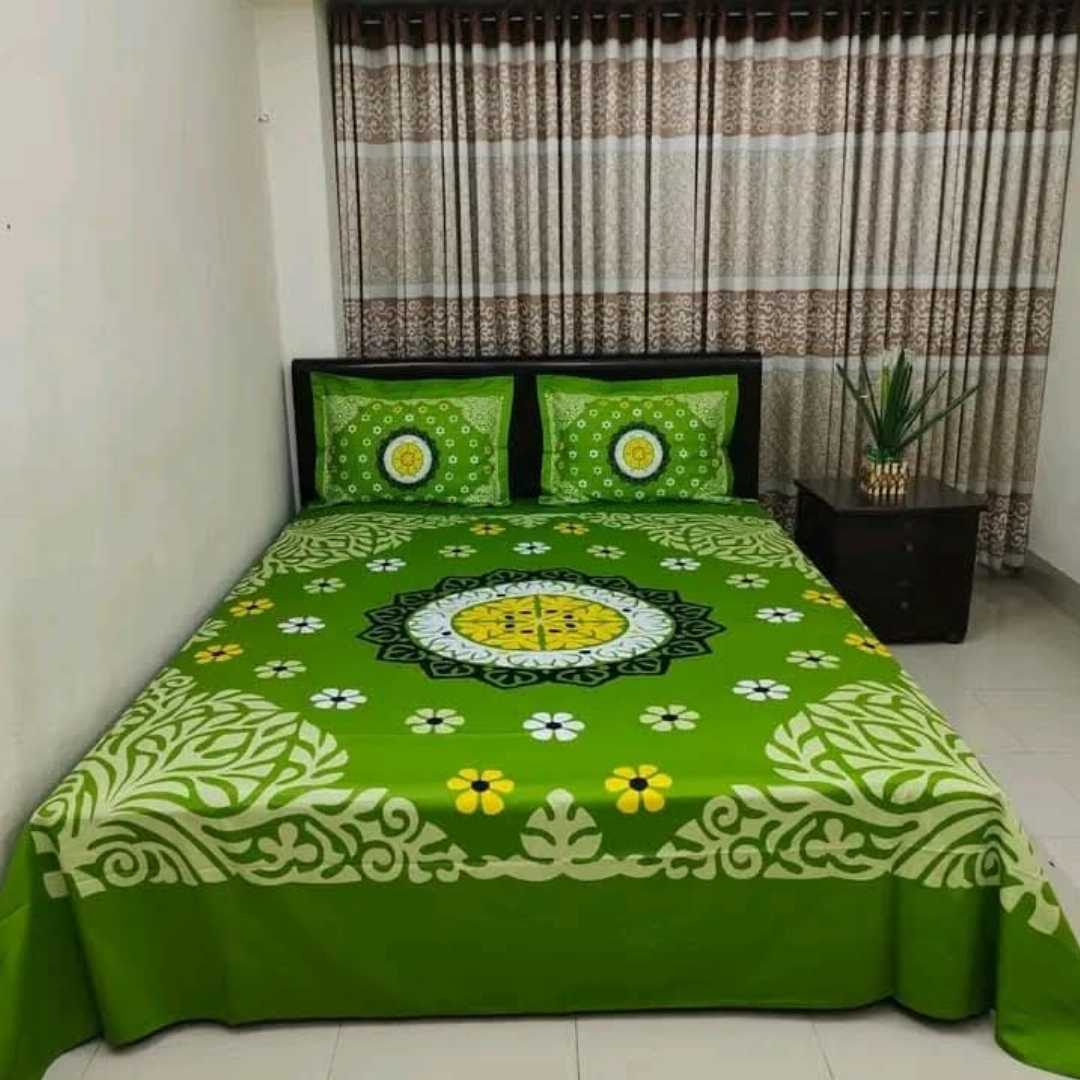 Cotton King Size Bed Sheet Set